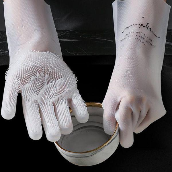 disposable gloves 1pair silicone dishwashing scrubber kitchen cleaning glove dish washing household tools
disposable gloves 1pair silicone dishwashing scrubber kitchen cleaning glove dish washing household tools