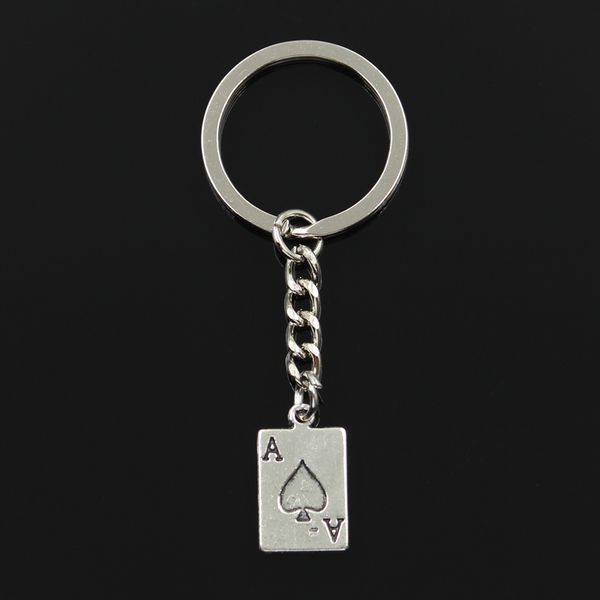 fashion 3cm key ring metal key chain keychain jewelry antique bronze silver color plated poker spades a 20x12mm pendant
fashion 3cm key ring metal key chain keychain jewelry antique bronze silver color plated poker spades a 20x12mm pendant