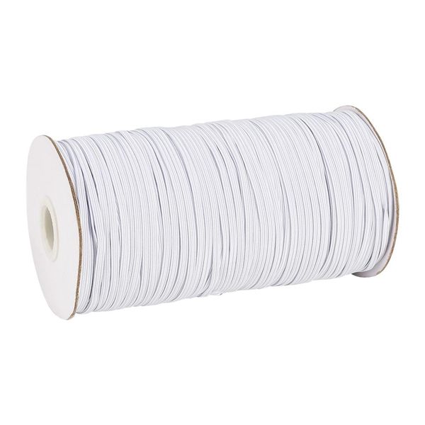 4mm 1/8 wide flat elastic cord for diy mask material white black sewing accessories about 140-200yards/roll
4mm 1/8 wide flat elastic cord for diy mask material white black sewing accessories about 140-200yards/roll