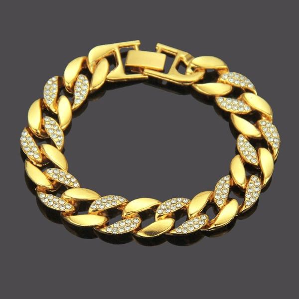 link, chain men's crystal bangles iced out hip hop bracelet miami cuban boys luxury shining rhinestones fashion bangle, Black
link, chain men's crystal bangles iced out hip hop bracelet miami cuban boys luxury shining rhinestones fashion bangle, Black