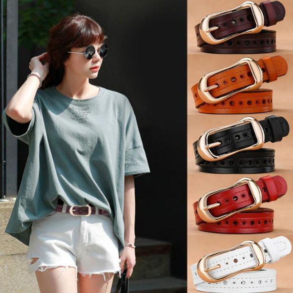 women fashion genuine leather belt floral carved cowskin belts for jeans female pin buckle straps vintage waistband, Black;brown
women fashion genuine leather belt floral carved cowskin belts for jeans female pin buckle straps vintage waistband, Black;brown