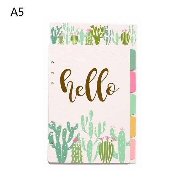 notepads 1set a5 a6 loose leaf notebook divider 6 hole index separator binder stationery drop ship, Purple;pink
notepads 1set a5 a6 loose leaf notebook divider 6 hole index separator binder stationery drop ship, Purple;pink