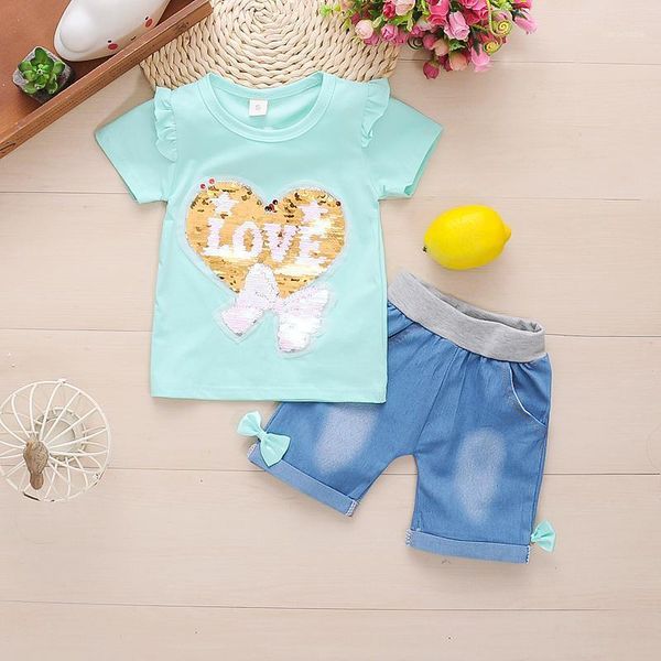 baby infant girls summer clothing set fashion love style t-shirt+denim pants 2pcs bebes outfits for newborn tracksuit1, White
baby infant girls summer clothing set fashion love style t-shirt+denim pants 2pcs bebes outfits for newborn tracksuit1, White