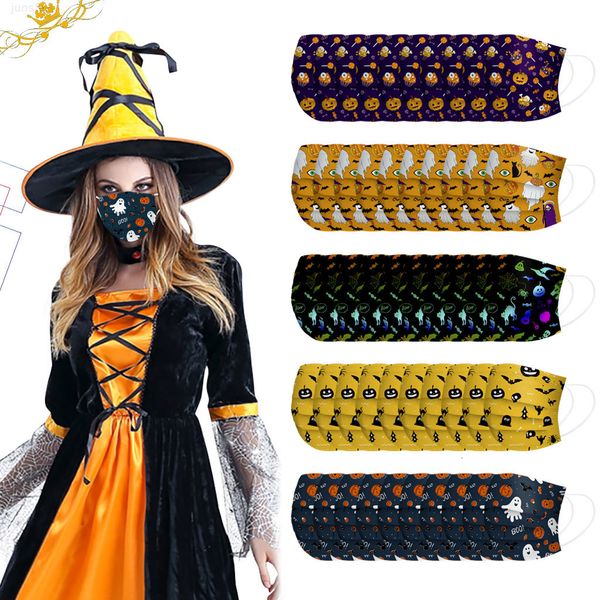 3 50pc disposable mask anti-pollution mouth layers halloween print cover non woven face masks
3 50pc disposable mask anti-pollution mouth layers halloween print cover non woven face masks