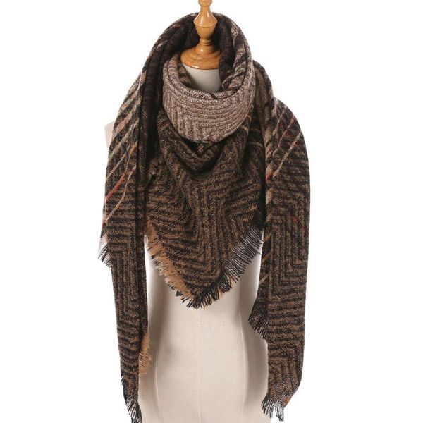 scarves women cashmere scarf knit blanket neck striped foulard triangle shawls and wraps winter lady, Blue;gray
scarves women cashmere scarf knit blanket neck striped foulard triangle shawls and wraps winter lady, Blue;gray