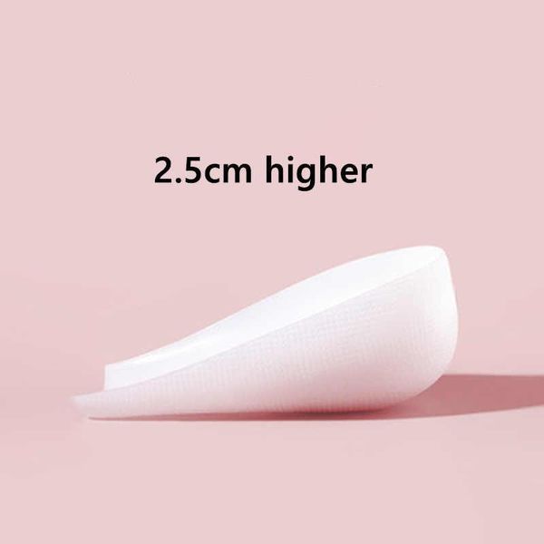 1 pair invisible silicone increase insoles 2.5/3.5cm height lift soft feet cushion inner heightening pad heel pads socks unisex, Silver
1 pair invisible silicone increase insoles 2.5/3.5cm height lift soft feet cushion inner heightening pad heel pads socks unisex, Silver