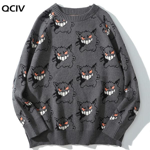sweater harajuku gengar hip hop streetwear men clothing spandex pullover o-neck oversize fashion casual couple male sweaters, White;black
sweater harajuku gengar hip hop streetwear men clothing spandex pullover o-neck oversize fashion casual couple male sweaters, White;black