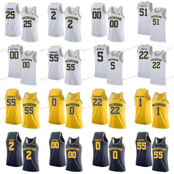 stitched custom 5 adrien nunez 51 austin davis 55 eli brooks michigan wolverines college men women youth jersey, Black
stitched custom 5 adrien nunez 51 austin davis 55 eli brooks michigan wolverines college men women youth jersey, Black