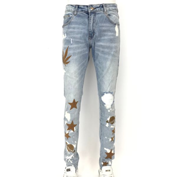 jeans new fashion men's women's simple lightweight jeans men's large size fashion casual solid color classic straight denim s, Blue
jeans new fashion men's women's simple lightweight jeans men's large size fashion casual solid color classic straight denim s, Blue