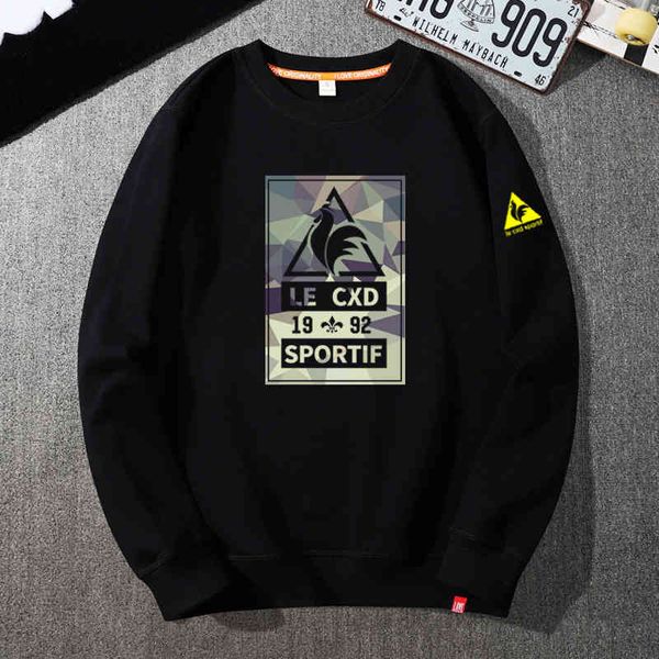 autumn new french rooster sweater men's loose casual oversized long sleeved shirt pullover bottomed, Black
autumn new french rooster sweater men's loose casual oversized long sleeved shirt pullover bottomed, Black