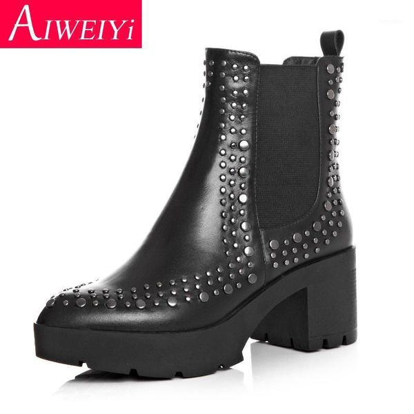 fashion genuine leather woman boots thick high heels platform boots high heel shoes quality leather girls ankle1, Black
fashion genuine leather woman boots thick high heels platform boots high heel shoes quality leather girls ankle1, Black