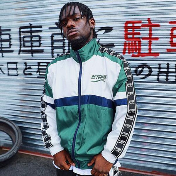 men patchwork block thin jacket tracksuit coats hip hop zipper loose fashion casual male windbreaker streetwear kg-249, Black;brown
men patchwork block thin jacket tracksuit coats hip hop zipper loose fashion casual male windbreaker streetwear kg-249, Black;brown