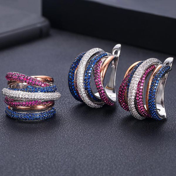 jankelly twist braided multicolor full mirco pink cubic zirconia setting european brincos wedding hoop earring ring jewelry set, Silver
jankelly twist braided multicolor full mirco pink cubic zirconia setting european brincos wedding hoop earring ring jewelry set, Silver