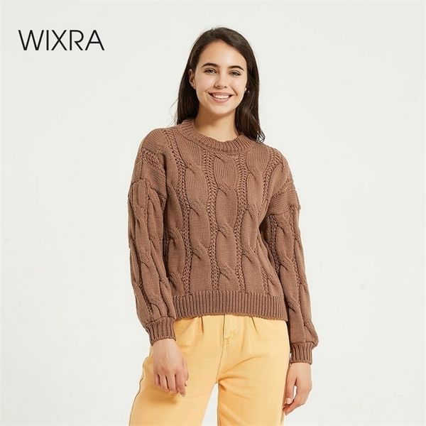 wixra womens sweaters female pullover long sleeve solid o-neck femme casual knitted street winter fashion sweater 201221, White;black
wixra womens sweaters female pullover long sleeve solid o-neck femme casual knitted street winter fashion sweater 201221, White;black