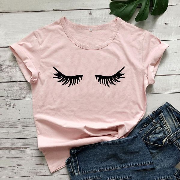 eyelash graphic tees women short sleeve o-neck cotton tshirt women black white t shirt women casual loose camiseta mujer
eyelash graphic tees women short sleeve o-neck cotton tshirt women black white t shirt women casual loose camiseta mujer