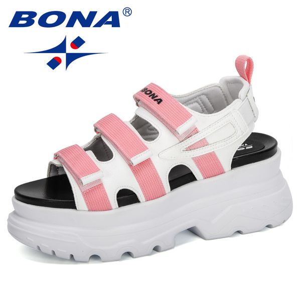 bona 2020 new designers sport sandals wedge hollow out women sandals outdoor cool platform shoes woman beach summer shoes ladies t200605, Black
bona 2020 new designers sport sandals wedge hollow out women sandals outdoor cool platform shoes woman beach summer shoes ladies t200605, Black