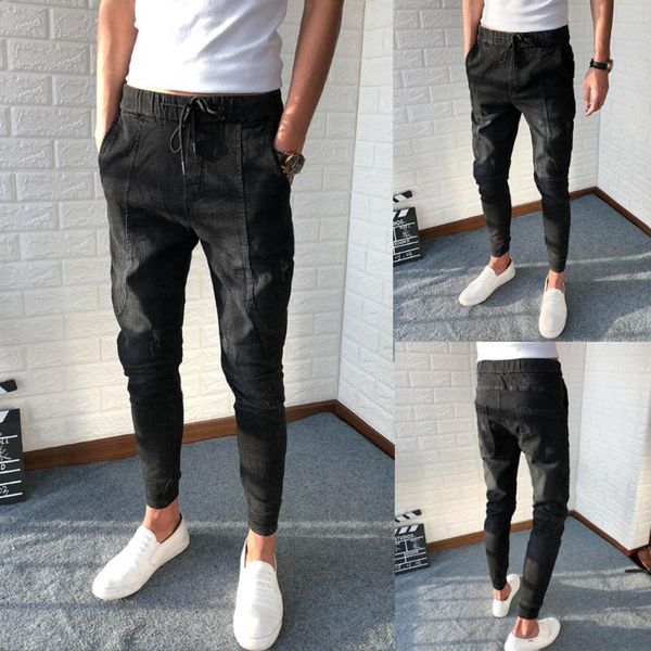 men's jeans wholesale 2021 fashion teenagers elasitc waist stretch social people slim leggings black pencil pants, Blue
men's jeans wholesale 2021 fashion teenagers elasitc waist stretch social people slim leggings black pencil pants, Blue