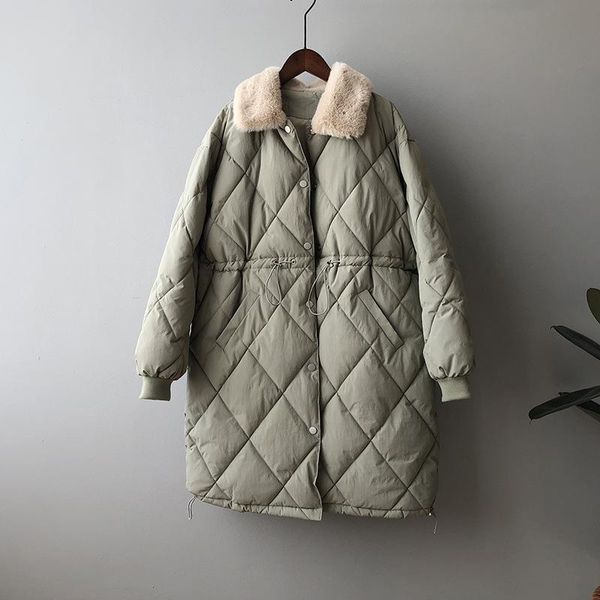 women's down & parkas 2021 winter women coat fur collar thick warm long casual solid loose padded jacket femme overcoat, Black
women's down & parkas 2021 winter women coat fur collar thick warm long casual solid loose padded jacket femme overcoat, Black