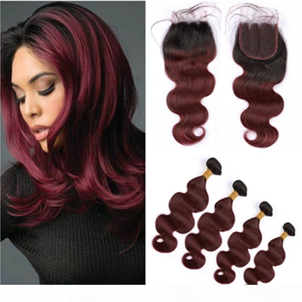 #1b 99j ombre 4bundles and closure wine red ombre brazilian human hair body wave weave bundles with closure burgundy ombre lace closure 4x4, Black;brown
#1b 99j ombre 4bundles and closure wine red ombre brazilian human hair body wave weave bundles with closure burgundy ombre lace closure 4x4, Black;brown