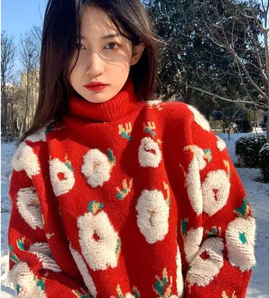 women's sweaters women turtleneck autumn winter 2021 pull jumpers casual twist warm female oversized sweater cl793, White;black
women's sweaters women turtleneck autumn winter 2021 pull jumpers casual twist warm female oversized sweater cl793, White;black