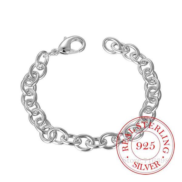 925 sterling silver bracelet korean simple classic charm bracelets & bangles chains for men and women fine jewelry party gift
925 sterling silver bracelet korean simple classic charm bracelets & bangles chains for men and women fine jewelry party gift