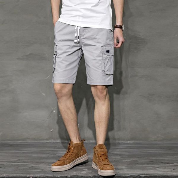 men's shorts fashion men casual cotton mid waist loose cargo drawstring stretch thin streetwear bermudas mens half pants xx60ms, White;black
men's shorts fashion men casual cotton mid waist loose cargo drawstring stretch thin streetwear bermudas mens half pants xx60ms, White;black