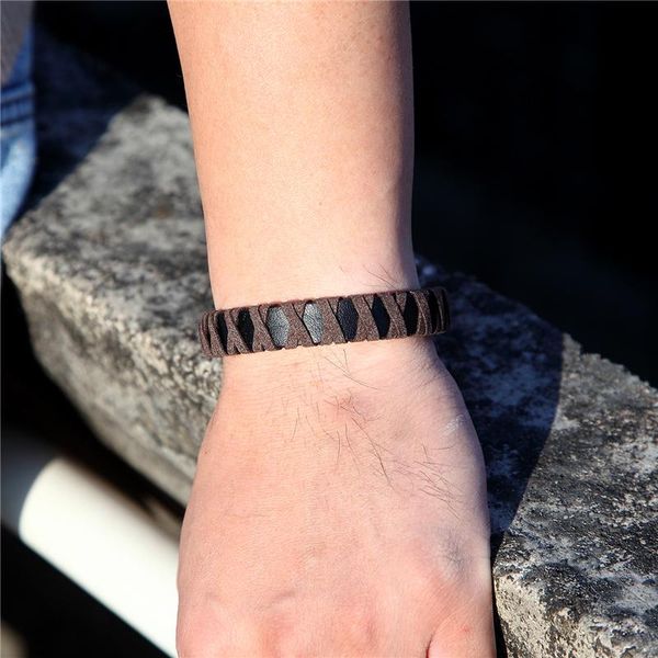 vintage genuine leather bracelets mens stainless steel buckle handmade braided rope bracelet male female bangles charm jewelry wmteye
vintage genuine leather bracelets mens stainless steel buckle handmade braided rope bracelet male female bangles charm jewelry wmteye