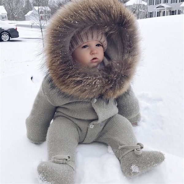 baby boys girls rompers infant winter clothes newborn baby knitted sweater jumpsuit fur hooded kid toddler outerwear y200320, Blue
baby boys girls rompers infant winter clothes newborn baby knitted sweater jumpsuit fur hooded kid toddler outerwear y200320, Blue
