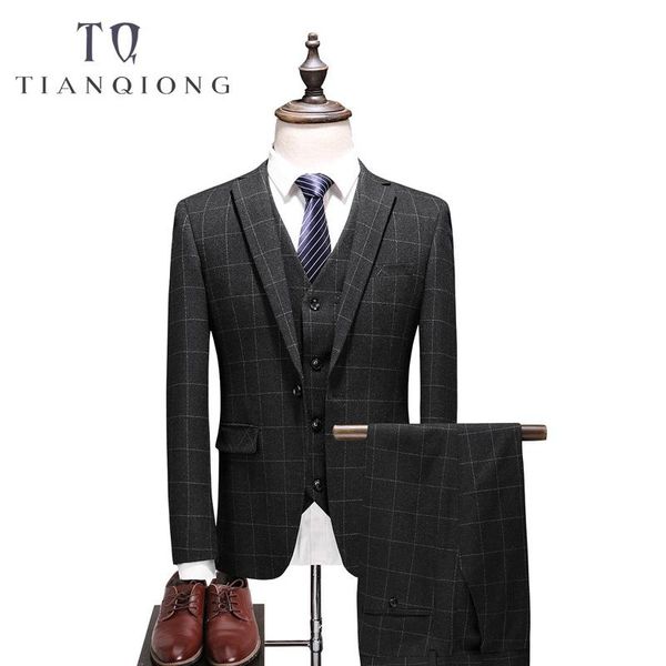 men's suits & blazers (jacket+vest+pants) 2021 black, blue men fashion wool slim fit business wedding suit size s-4xl, White;black
men's suits & blazers (jacket+vest+pants) 2021 black, blue men fashion wool slim fit business wedding suit size s-4xl, White;black