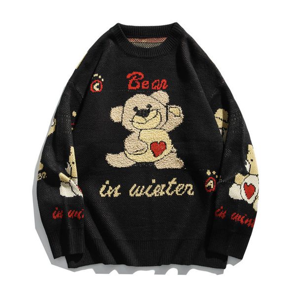 2021 new fall in the cartoon female standard bear pulley long sleeve man sweater 9uxu, White;black
2021 new fall in the cartoon female standard bear pulley long sleeve man sweater 9uxu, White;black