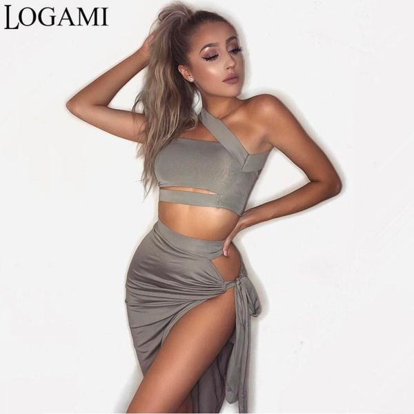 logami 2 piece set women skirt two piece set skirt and for summer party club wear split clothing conjunto feminino1, White;black
logami 2 piece set women skirt two piece set skirt and for summer party club wear split clothing conjunto feminino1, White;black