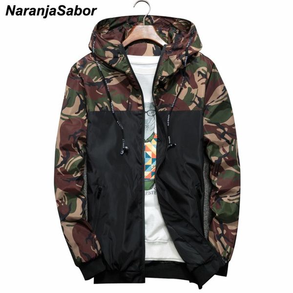 naranjasabor spring autumn men's jackets camouflage hooded coats casual zipper male windbreaker men brand clothing n434, Black;brown
naranjasabor spring autumn men's jackets camouflage hooded coats casual zipper male windbreaker men brand clothing n434, Black;brown