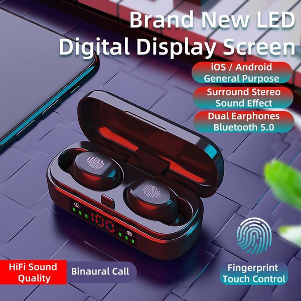 tws 5.0 fingerprint touch bluetooth earphones, led display hd stereo wireless headphones,noise cancelling gaming headset
tws 5.0 fingerprint touch bluetooth earphones, led display hd stereo wireless headphones,noise cancelling gaming headset