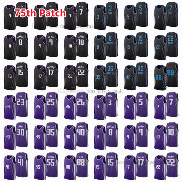 printed 75th patch city basketball jerseys 15 mitchell maurice 8 harkless terence 3 davis alex 25 len donte 0 divincenzo trey 41 lyles damia, Black;red
printed 75th patch city basketball jerseys 15 mitchell maurice 8 harkless terence 3 davis alex 25 len donte 0 divincenzo trey 41 lyles damia, Black;red