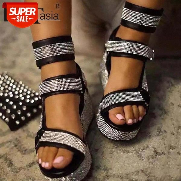 doratasia big size 35-43 brand new ladies ins gladiator sandals fashion crystal summer sandals women wedges shoes woman #f31a, Black
doratasia big size 35-43 brand new ladies ins gladiator sandals fashion crystal summer sandals women wedges shoes woman #f31a, Black