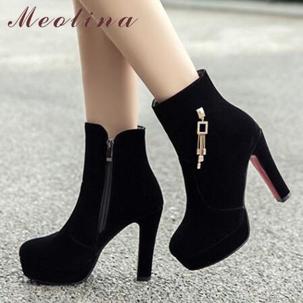 meotina ankle boots women high heels boots shoes tassel zipper chain platform short ladies shoes fall red black 10
meotina ankle boots women high heels boots shoes tassel zipper chain platform short ladies shoes fall red black 10