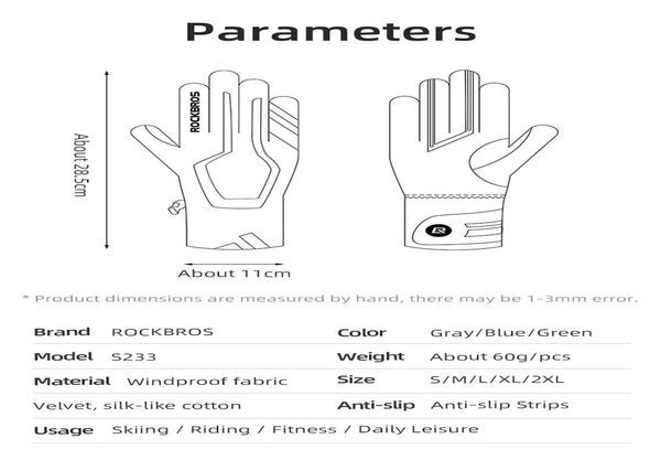 rockbros warm cycling gloves winter windproof waterproof motorcycle mtb gloves men tpu touch screen electric bicycle scooter wmtygs, Black
rockbros warm cycling gloves winter windproof waterproof motorcycle mtb gloves men tpu touch screen electric bicycle scooter wmtygs, Black