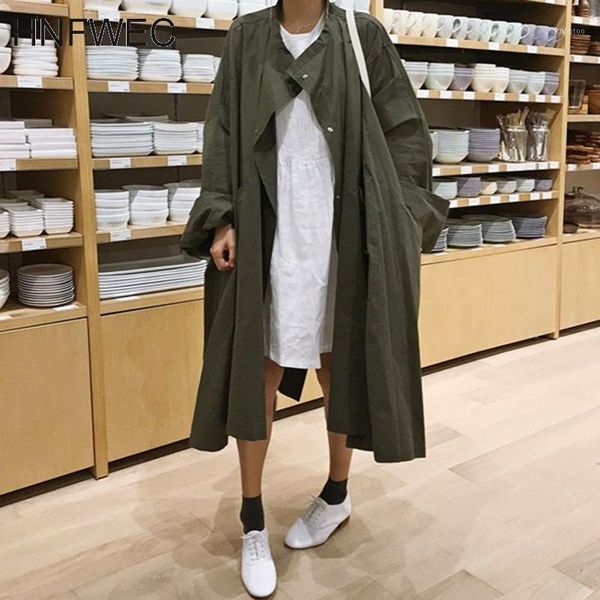 women's trench coats 2021 spring summer solid color single breasted mid-length windbreaker women korea loose big size coat v2401, Tan;black
women's trench coats 2021 spring summer solid color single breasted mid-length windbreaker women korea loose big size coat v2401, Tan;black