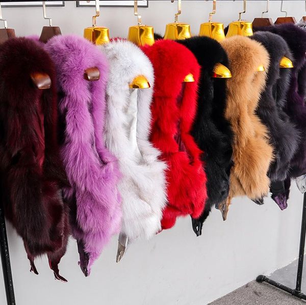 women's fur & faux fashion winter warm sleeveless vest leather coat natural real jacket, Black
women's fur & faux fashion winter warm sleeveless vest leather coat natural real jacket, Black