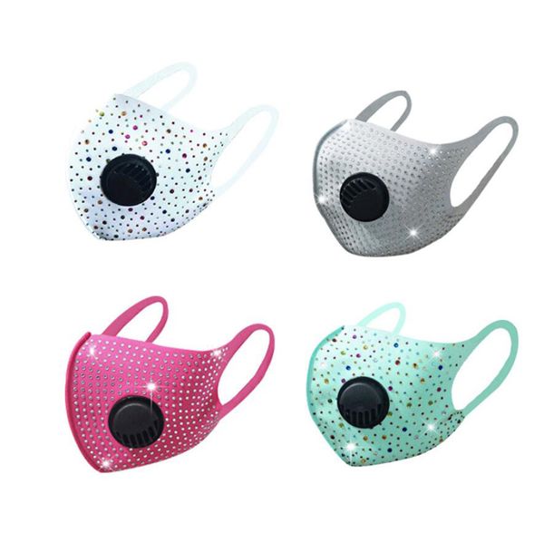 breathing valve mask bling bling rhinestone designer face masks protective dustproof washable reuseable face mask fashion party mouth mask
breathing valve mask bling bling rhinestone designer face masks protective dustproof washable reuseable face mask fashion party mouth mask