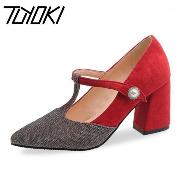 tuyoki plus size 32-46 buckle office ladies mixed color pumps women party wedding shoes high heels shoes women footwear1, Black
tuyoki plus size 32-46 buckle office ladies mixed color pumps women party wedding shoes high heels shoes women footwear1, Black