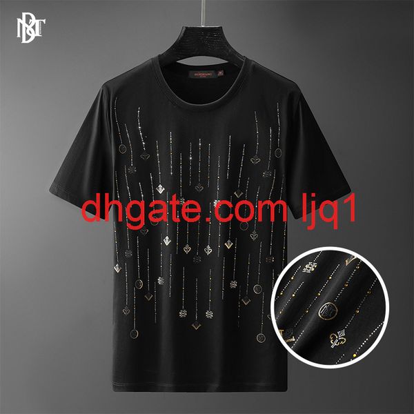 painted men's clothing - 2021 summer new european style laser chip drilling personalized pattern cotton short sleeve t-shirt for men, Black
painted men's clothing - 2021 summer new european style laser chip drilling personalized pattern cotton short sleeve t-shirt for men, Black