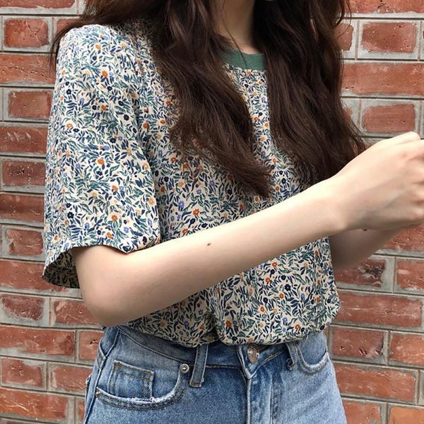new women velvet t-shirt print small white flowers casual short sleeve o-neck summer tees
new women velvet t-shirt print small white flowers casual short sleeve o-neck summer tees