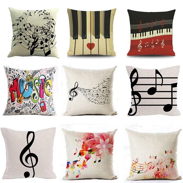 cushion/decorative pillow 18" retro music note print throw case art home office decoration musical printing cotton linen cushion cover
cushion/decorative pillow 18" retro music note print throw case art home office decoration musical printing cotton linen cushion cover