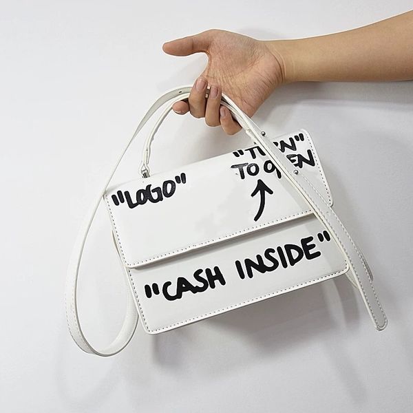 famous off bag purse women shoulder bag with letter graffiti crossbody bag
famous off bag purse women shoulder bag with letter graffiti crossbody bag
