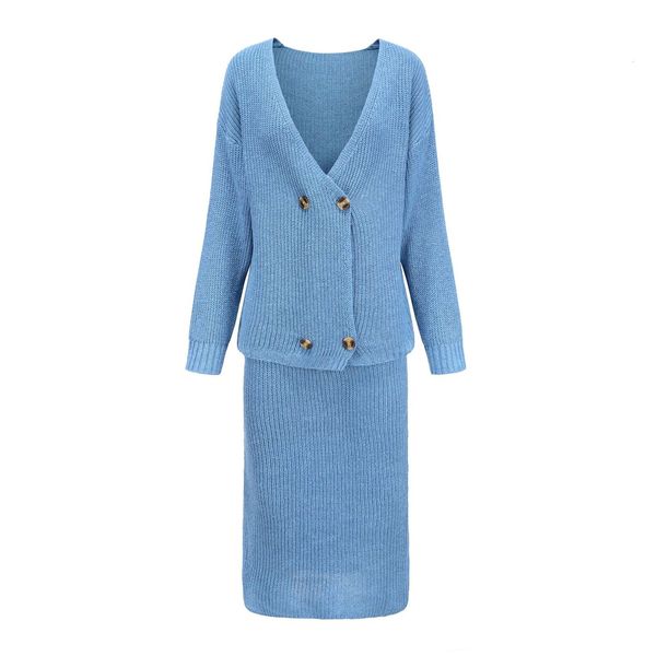 2021 new elegant 2 pieces all women's solid nightgown long sleeve double breasted lady cardigan mid-calf knit mini dress dwn2, Gray
2021 new elegant 2 pieces all women's solid nightgown long sleeve double breasted lady cardigan mid-calf knit mini dress dwn2, Gray