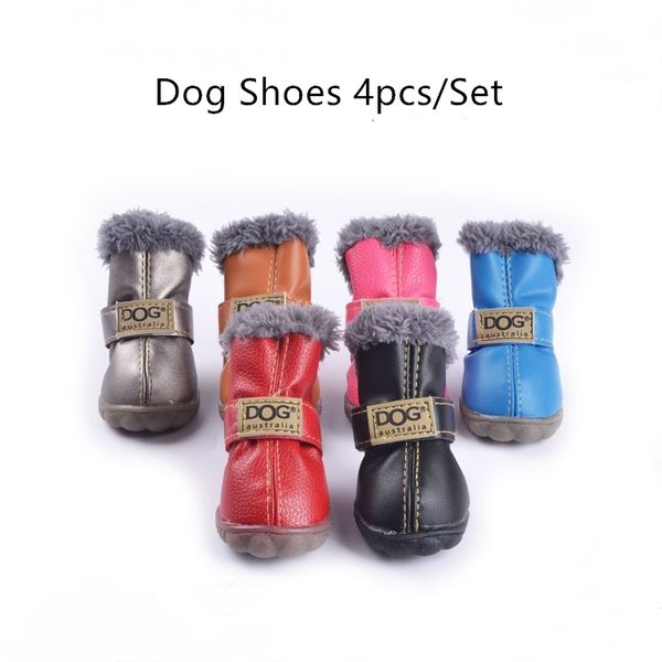 small dogs 4pcs/set dog shoes warm winter pet boots for chihuahua waterproof snowshoes outdoor puppy outfit anti slid
small dogs 4pcs/set dog shoes warm winter pet boots for chihuahua waterproof snowshoes outdoor puppy outfit anti slid