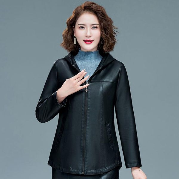 spring autumn women leather jacket winter hooded plus size 5xl thick warm black faux leather coat plus cotton female outerwear
spring autumn women leather jacket winter hooded plus size 5xl thick warm black faux leather coat plus cotton female outerwear