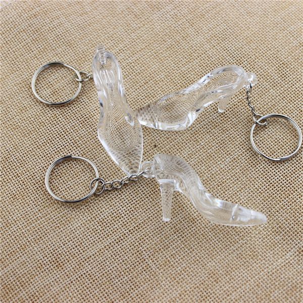 crystal transparent keychain heel acrylic high heels mobile phone car bag pendant, Silver
crystal transparent keychain heel acrylic high heels mobile phone car bag pendant, Silver