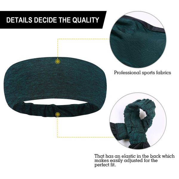 sport sweatband running headbands head band hair bandage elastic absorbent sweat biking jog badminton yoga gym fitness men women sqcfab, Black
sport sweatband running headbands head band hair bandage elastic absorbent sweat biking jog badminton yoga gym fitness men women sqcfab, Black